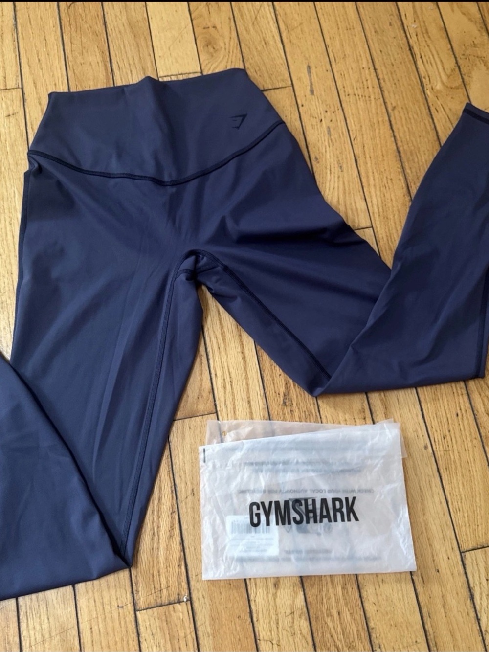 Gymshark Navy High-Rise Workout Leggings